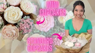 Tips on How to Make a Cupcake Bouquet (Mini and Regular Sized!) | Step-by-Step Instructions