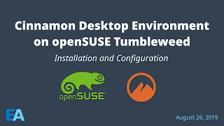 Cinnamon Desktop Environment on openSUSE Tumbleweed