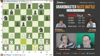 Накамура - Харикришна, 5 партия, 5+2. Блиц Chess.com 1/4, 04.05.2016