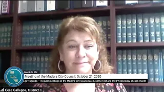 Madera City Council Meeting: October 21, 2020