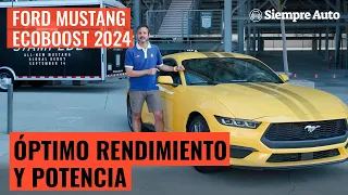 Ford Mustang EcoBoost 2024: Análisis y prueba de manejo en pista | Siempre Auto