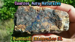 Buscando Minerales 31 - "CUARZOS AURA" Cristales Naturales
