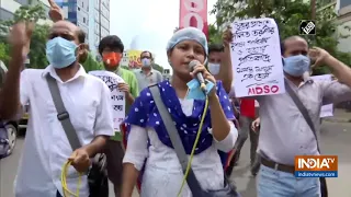Hathras gang-rape case: Youth organizations protest in Kolkata