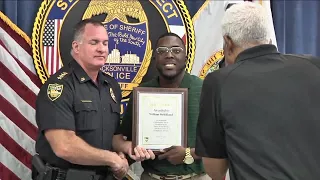 Police honor Jacksonville man who saved baby from hot car