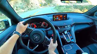 2022 Acura TLX Type S SH-AWD - POV Test Drive (Binaural Audio)