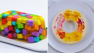 SO YUMMY! Colorful Jelly Cakes | No Bake Jelly Cake | So Tasty Cake Decorating Ideas