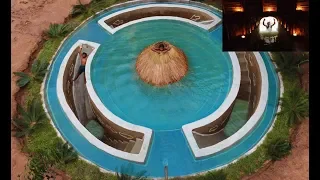 Build Most Awesome Underground Secret House Under Swimming Pool Deep In Jungle. Full Video