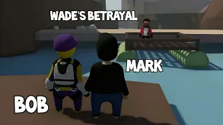 Wade's Villain Arc got triggered by Mark and Bob | Human Fall Flat Funny Moments