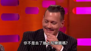 【中文字幕】強尼戴普扮成傑克船長去迪士尼樂園的經歷｜Johnny Depp