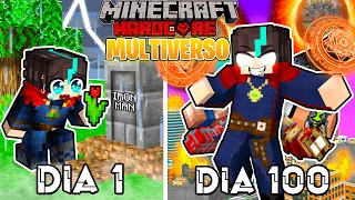 🟥SOBREVIVÍ 100 DÍAS en el MULTIVERSO en Minecraft HARDCORE!