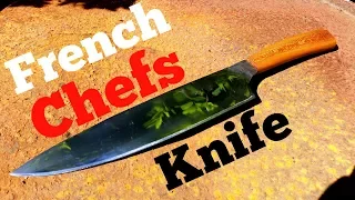 Making a Chefs Knife | Forged from Leaf Spring