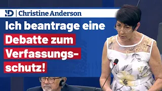 𝐂𝐡𝐫𝐢𝐬𝐭𝐢𝐧𝐞 𝐀𝐧𝐝𝐞𝐫𝐬𝐨𝐧 ▶️ Ich beantrage eine Debatte zum Verfassungsschutz!