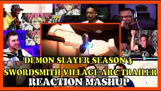 Demon Slayer Season 3 - Swordsmith Village Arc Trailer Reaction Mashup