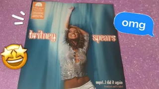 Unboxing vinilo OOPS...I DID IT AGAIN (remixes and b-sides) | Sugarfall