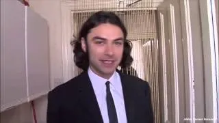 Aidan Turner's one & only bad hair day.