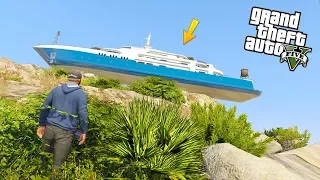 БҰЛ ЯХТА ТАУДА ҚАЛАЙ ПАЙДА БОЛДЫ?? | GTA 5