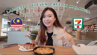 visiting Malaysia's newest and largest 7 Eleven Cafe! worth the hype?