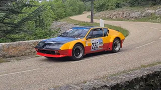 17ème rallye des monts de vaucluse 2024 VHC (ES1,3 et 5), flat out and shows