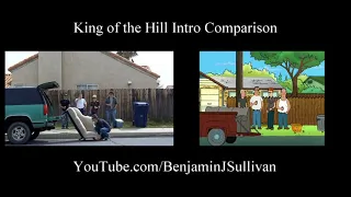 King of the Hill Intro Comparison - Live Action and Original