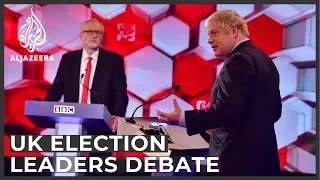 Johnson and Corbyn clash in final UK election debate