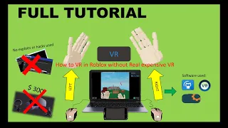 How to play VR mode in Roblox with only 2-3 mouse [riftcat patched but use iruin VR]