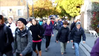 Départ de la marche de la 42e édition de Flers Cerisy