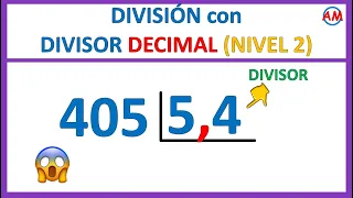 📌 DIVISIÓN con DECIMALES en el DIVISOR  | Super fácil 💪 | Ejercicio N° 3