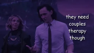 loki and sylvie acting like a married couple for 7 wholesome minutes