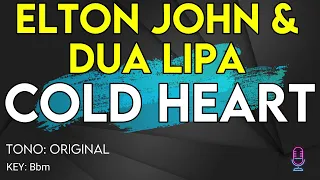 Elton John & Dua Lipa - Cold Heart - Karaoke Instrumental