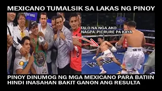 PINOY NADAYA SA MEXICO!  BUMALIK TUMALSIK AT KNOCKOUT SA LAKAS NG PINOY ANG KALABANG MEXICANO