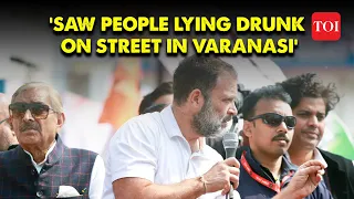 Rahul Gandhi's Scathing Attack At PM Modi Constituency: UP's Future Dancing Drunk On The Streets!