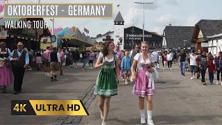 OKTOBERFEST, GERMANY - 4K WALKING TOUR - TRAVEL 2023