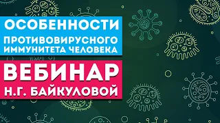 Вебинар Байкуловой Н.Г. «Особенности противовирусного иммунитета человека»