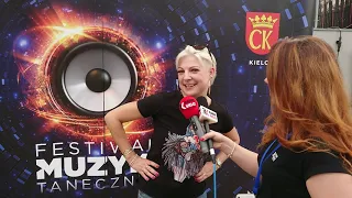 Kielce. Festiwal Muzyki Tanecznej. Magdalena Narożna - zespół Piękni i Młodzi (10.08.2019)