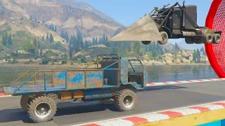 CARA A CARA CAMIÓN PINCHO VOLADOR! - GTA V ONLINE