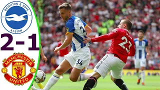 Manchester United 1-2 Brighton FC All Goals &  Highlights 2022-23