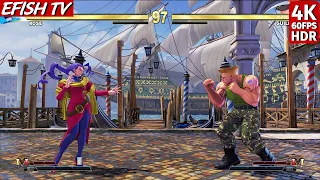 Rose vs Guile (Hardest AI) - Street Fighter V | 4K 60FPS HDR