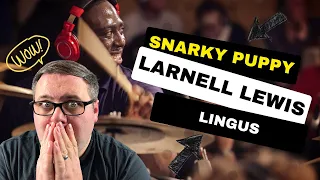 Drummer reacts to Larnell Lewis - Snarky Puppy - Lingus (We Like It Here)