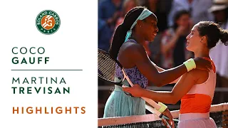 Coco Gauff vs Martina Trevisan - Semifinals Highlights I Roland-Garros 2022