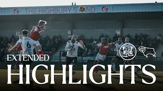 FLEETWOOD TOWN 1-3 DERBY COUNTY // EXTENDED LEAGUE ONE HIGHLIGHTS