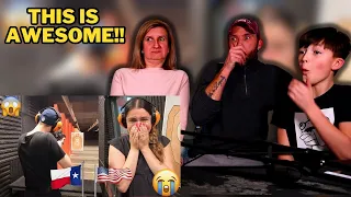 Graham Family Reacts To Brits Shoot Guns for the first time in TEXAS!