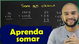 Como SOMAR dois Naturais - Conta de soma ou conta de mais