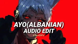 Ayo - Dhurata Dora Ft. Dj Geek (Remix) [Edit Audio]