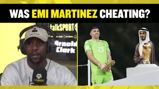 Was Emi Martinez CHEATING in the penalty shootout vs France in the World Cup final?! 👀🧤