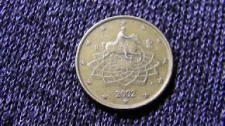 50 EUROCENT 2002 ITALIA