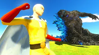 One Punch Man PUNCHES Godzilla - Animal Revolt Battle Simulator