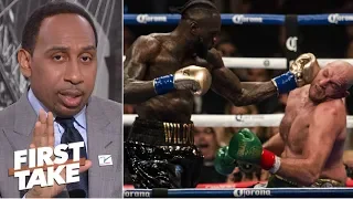 Tyson Fury was the superior boxer vs. Deontay Wilder- Stephen A. | First Take