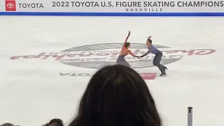 Caroline Green/Michael Parsons,203.27,4th Place,2022 US Figure Skating Championship Ice Dance.