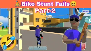 Funny Bike Stunt Fails In Dude Theft Wars Part-2.Dude Theft Wars Funny Moments.😆🚴😆