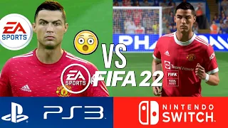 FIFA 22 PS3 Vs Nintendo Switch Cristiano Ronaldo